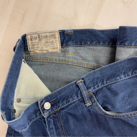 POLO Ralph Lauren straight jeans cotton casual weekend 40x32 - Picture 5 of 8